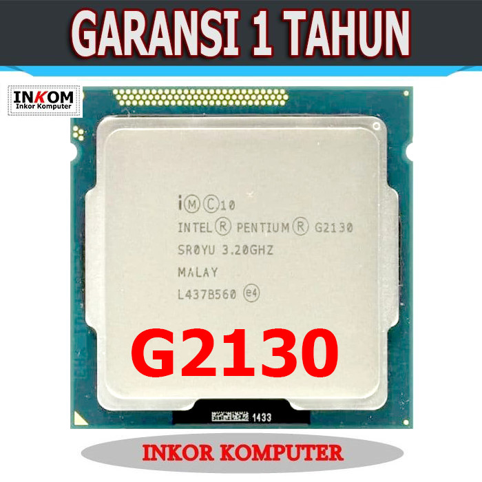 Intel Pentium Processor G2130 Socket LGA1155 Tray