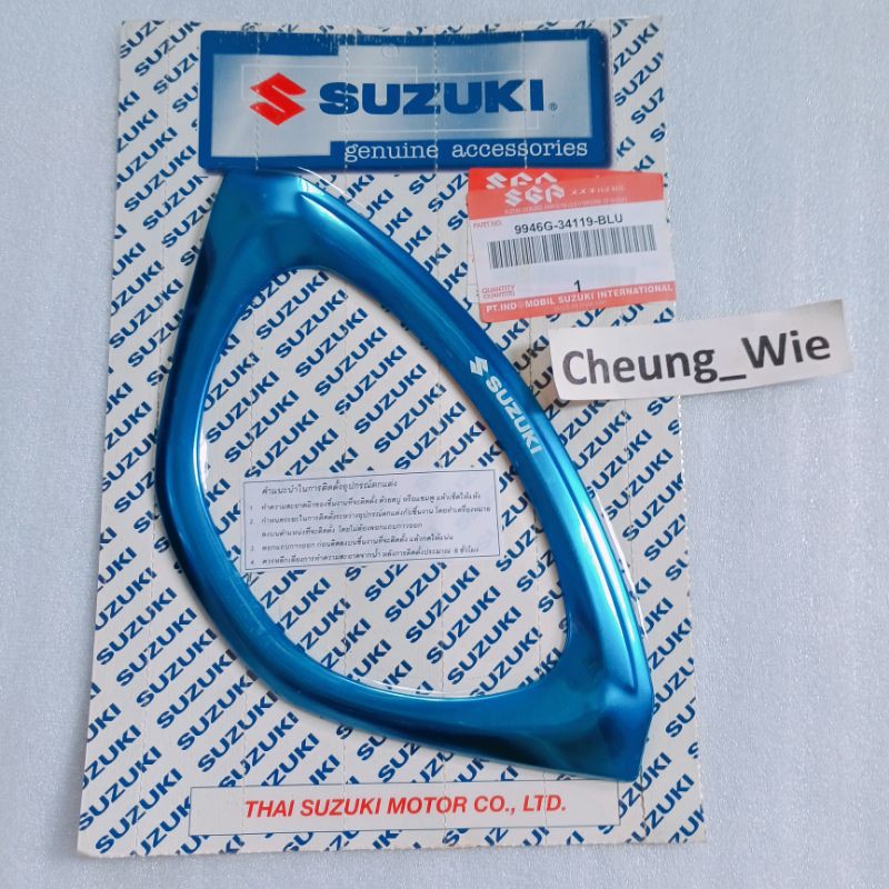 Garnish Ring Speedometer Suzuki Spin 125 old 2006 Biru ori SGA CBU Thailand 9946G-34119-BLU
