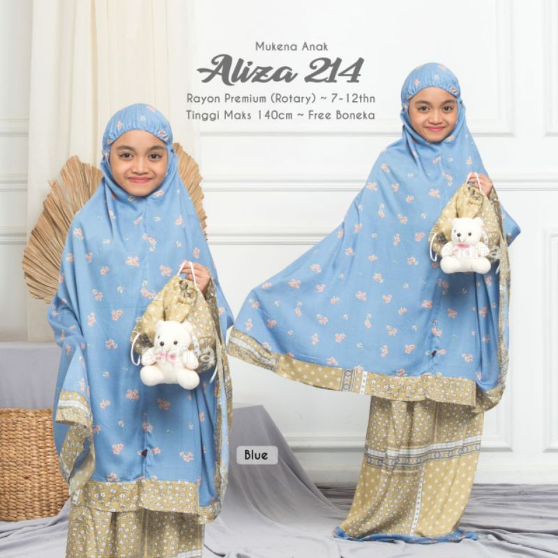 mukena anak aliza 214 mukena anak sd