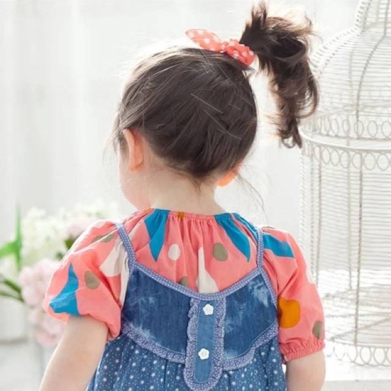 [Delunashop_Acc]KARET IKAT RAMBUT DONAT CHIBI COLORFULL WARNA WARNI KARAKTER KOREA JEPIT GULUNG KUCIR MURAH CANTIK HARGA PER 1PASANG