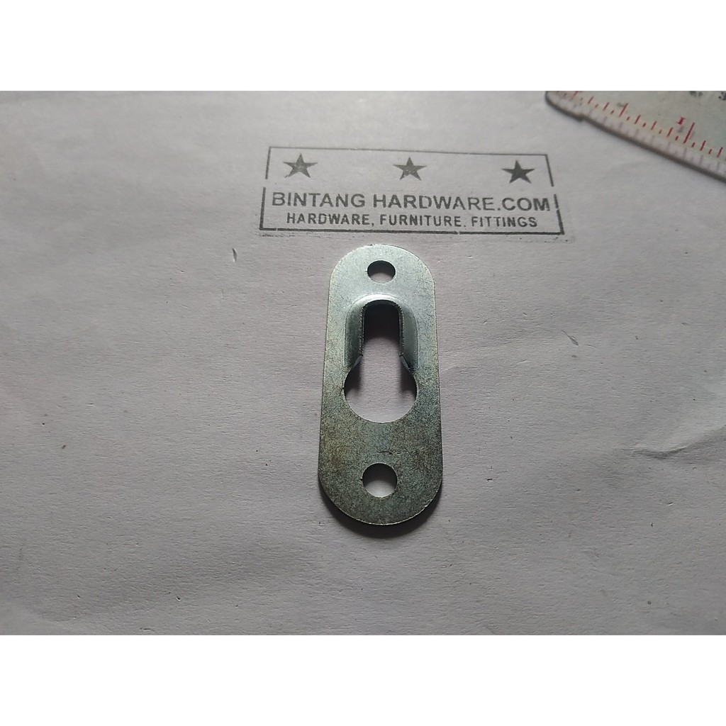 Bracket Gantungan Pigura Frame Bingkai Foto Lukisan Cermin Plat Kunci Oval Murah Breket Pigura