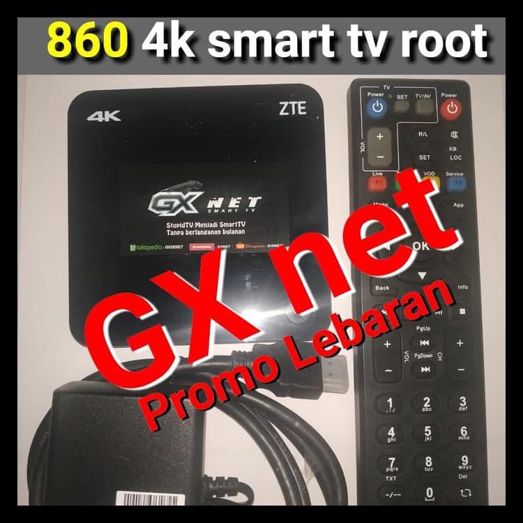 Terbaru Stb Zte 860H Unlock / Smart Tv - Hitam Promo