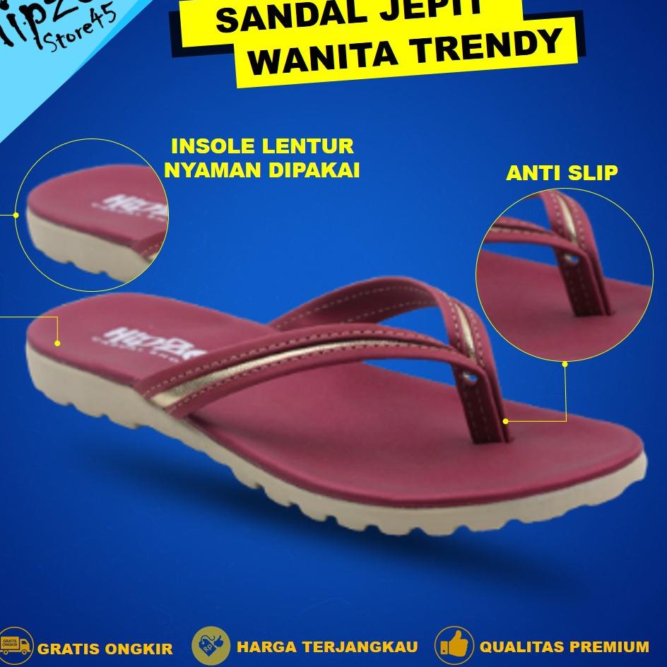 Sandal Wanita HIPZO CT 05 Sandal Jepit Wanita Sandal WanitaSandal Fashion Sendal Wanita Murah Origin