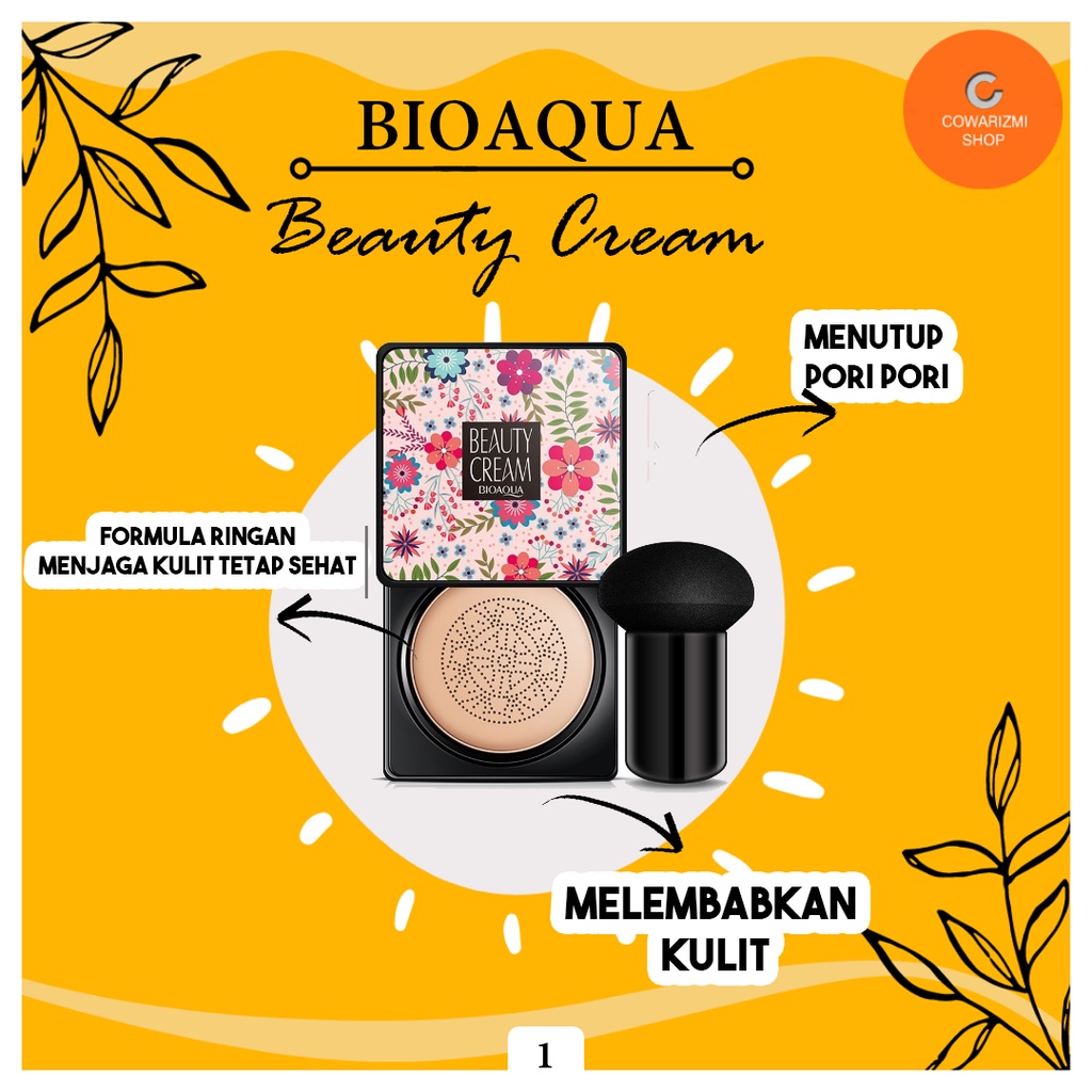 BIOAQUA BEAUTY CREAM Bioaqua bb cushion whitening Beauty cream - BPOM
