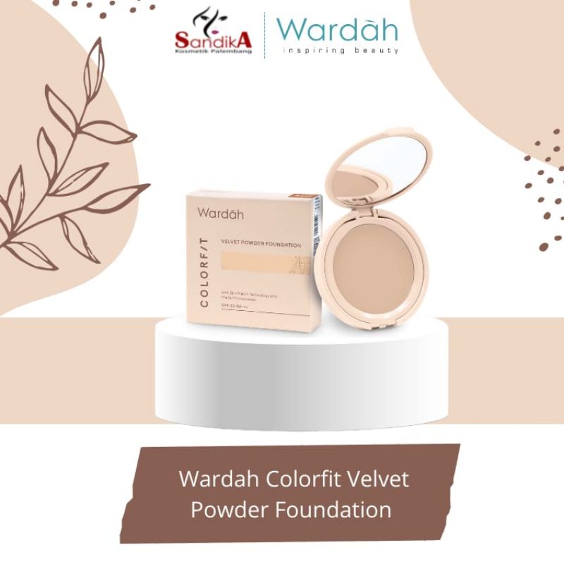 WARDAH Colorfit Velvet Powder Foundation SPF 20 PA+++