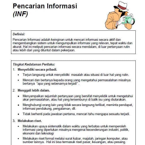 Kamus Kompetensi Matriks Kompetensi Panduan Interview Kompetensi Shopee Indonesia