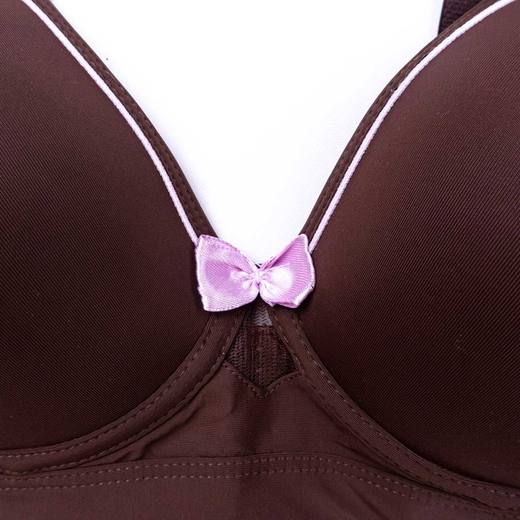 BEE - Bra Push Up Polini Bh Ukuran Besar 36 38 40 42 Tanpa Kawat Kancing 3 Polini A81