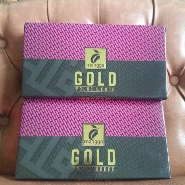 Sarung Mangga Gold Polos Warna