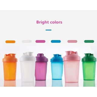 Sgmshop Botol Shaker Neon Gym Bottle Tumbler Fitnes Susu Bubuk BPA Free ABS Shaker