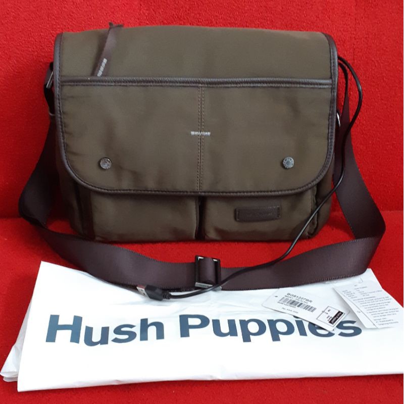 Tas Hush Puppies Original / Tas cowok hush puppies / messenger bag cowok