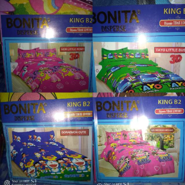 Sprei bonita karakter
