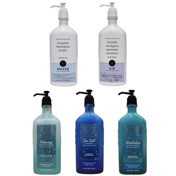 Jual Body Lotion Aromatherapy Air Lavender Eucalyptus Spearmint