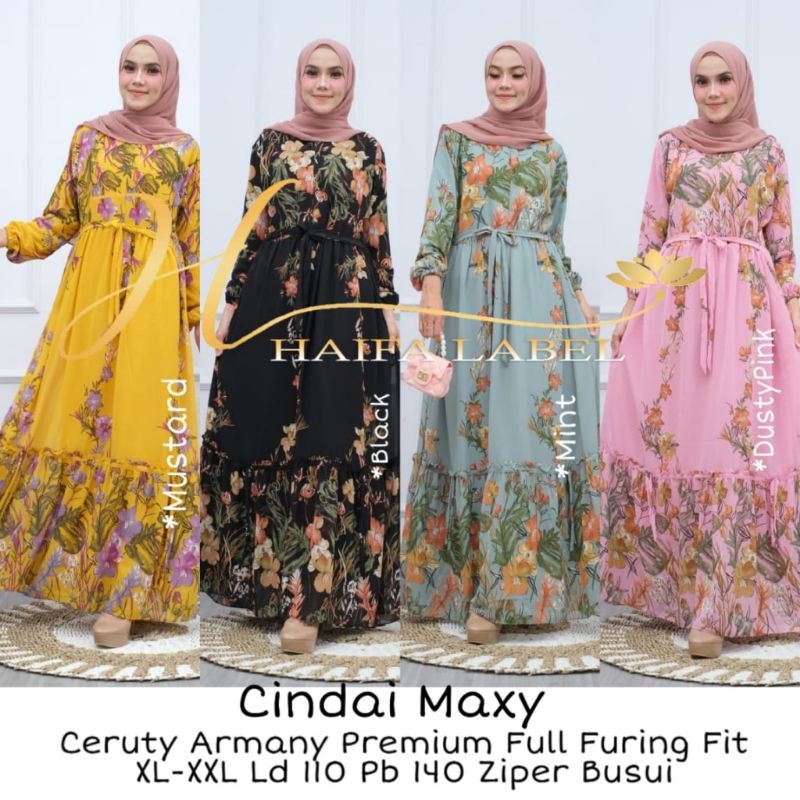 CINDAI MAXY ORIGINAL BY HAIFA LABEL (100% ORI BERLABEL HAIFA)