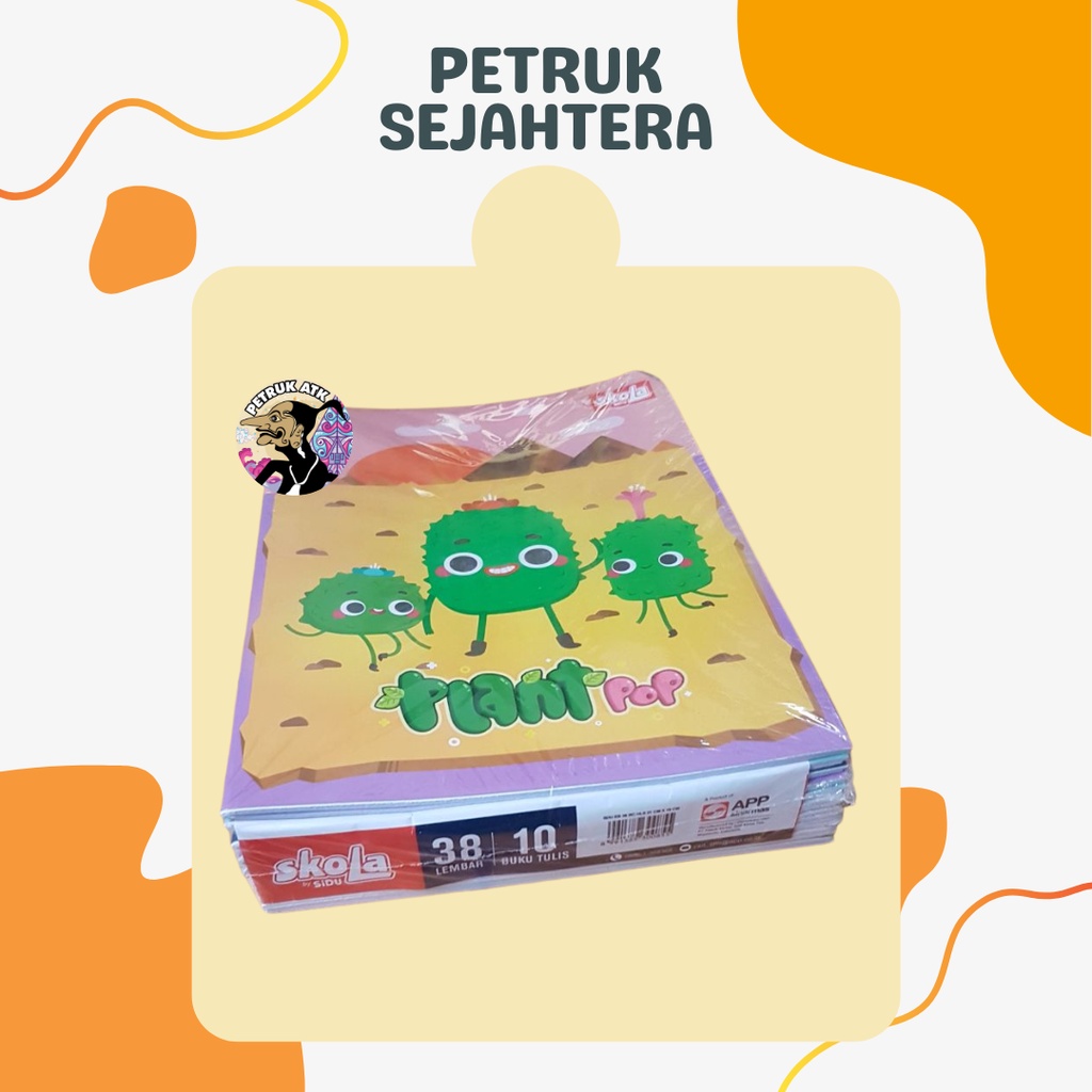 

[PAK] BUKU TULIS SIDU SKOLA 38 LEMBAR (10 PCS)