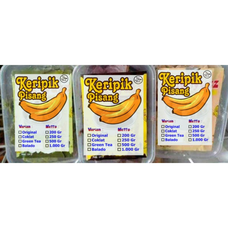 

keripik pisang lumer