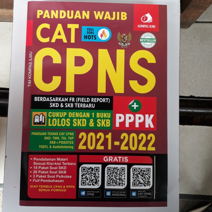 

DISKON HARGA PANDUAN WAJIB CAT CPNS 2021- 2022 TERLENGKAP KPL013