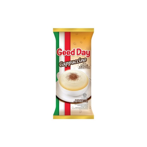 

Good day kopi instant cappuccino w/ coklat granul 10×25g
