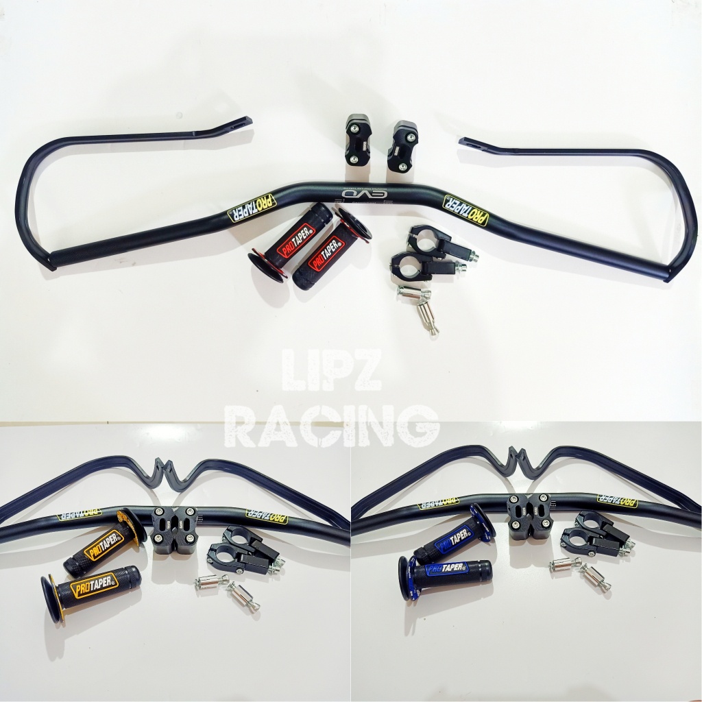 STANG FATBAR PROTAPER FULL SET PROMO MURAH UNIVERSAL [ STANG FATBAR + PROGUARD + HANDGRIP PROTAPER ]