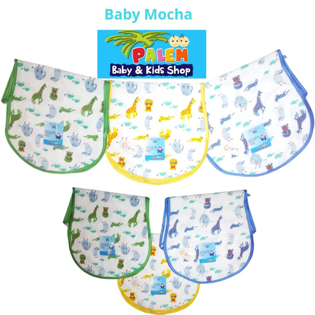 Baby mocha Popok bis motif fullprint-15 isi3 pcs/popok bayi motif 104968