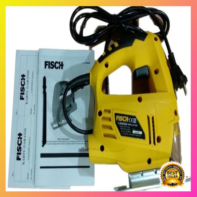 Diskon Fisch TJ850000 Jig Saw 55mm 400watt - Gergaji Tangan Elektrik