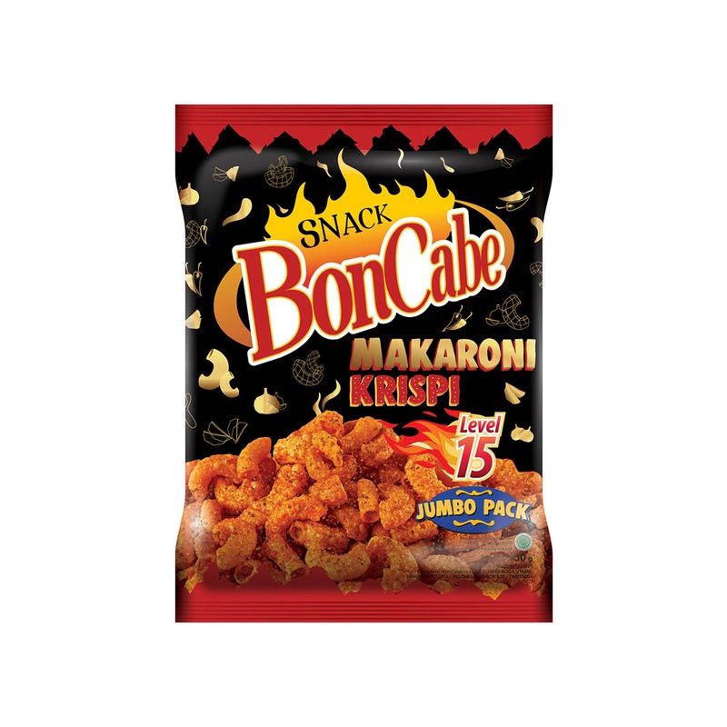 

[JUMBO] Makaroni Bon Cabe Jumbo Snack Keripik Krsipi Level 15 [150 gr] AYES TOSERBA