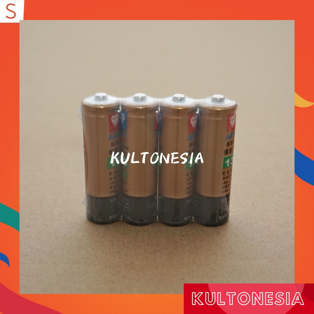 Baterai Cas AULDEY 1300Mah 1.2V Baterai Charger Auldey 1300 mAh AA