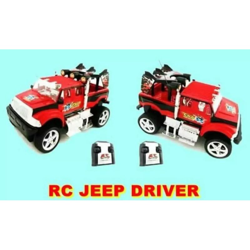 Mainan anak mobil RC Jeep king driver remot control murah/mainan mobil remot/mainan mobil