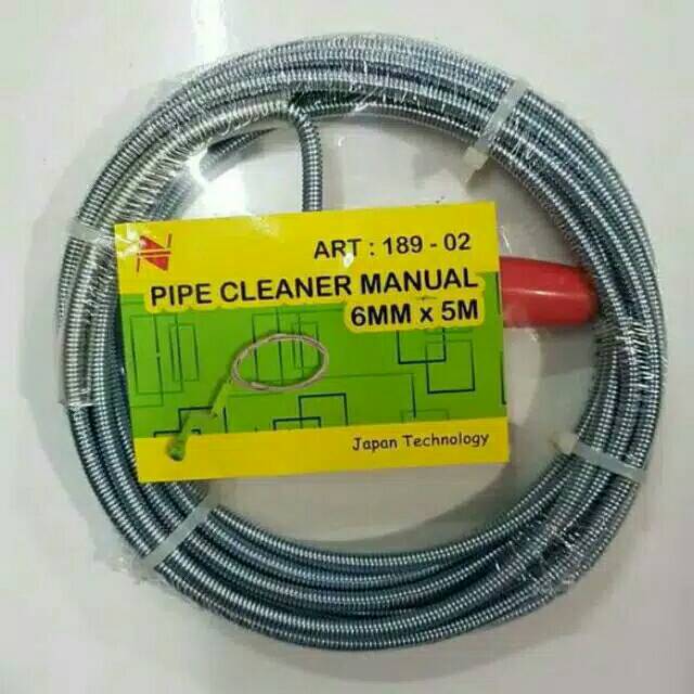 Kawat Anti Sumbat 5 Meter - Alat Pembersih Pipa Mampet 5 Meter Nankai