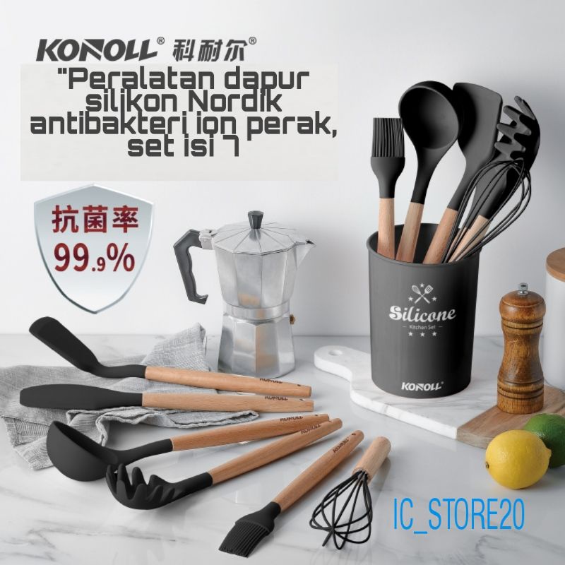 ALAT MASAK /  SPATULA SET SILICON KONOLL