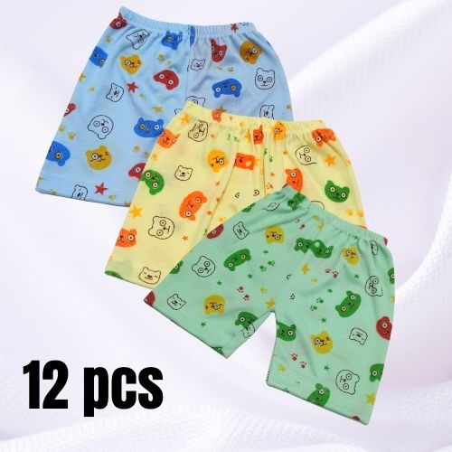 12 pcs Celana Pendek Bayi Celana Bayi Lusinan