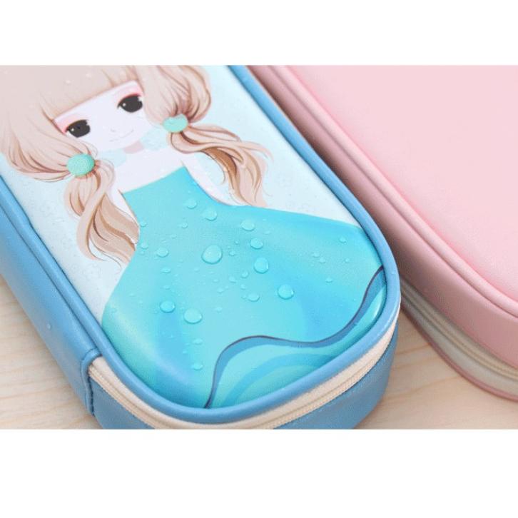 

60 Tempat Pensil JUMBO KARTUN CEWEK CANTIK / Tepak Tempat Alat Tulis Besar Polos Gambar Cewek Lucu Imut ➱ 60