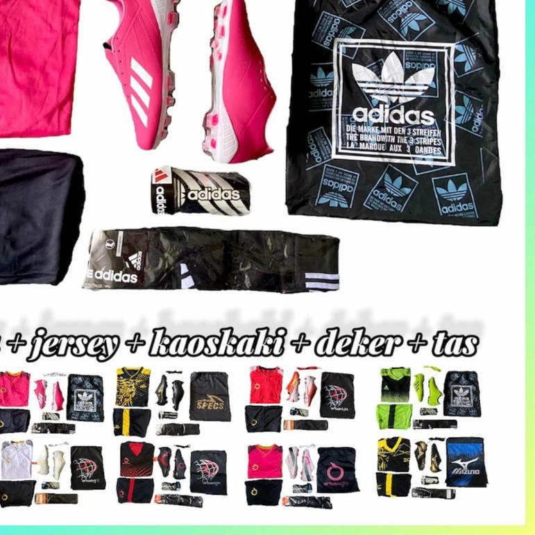 ➦ ( ) SEPATU BOLA PAKET KOMPLIT / SEPATU BOLA FULL SET TERBARU ✺