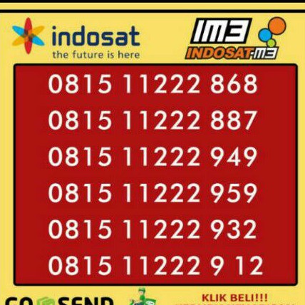 Langsung Order Nomor Cantik Kartu Perdana Indosat M3 Mentari Nocan Nomer Panca 6 1 Diskon