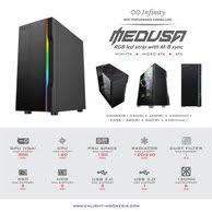 CASING MEDUSA - ATX | RGB LED + 1 Fan ARGB | Temper