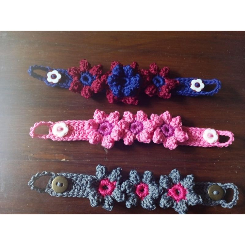 Konektor masker rajut/pengait masker rajut