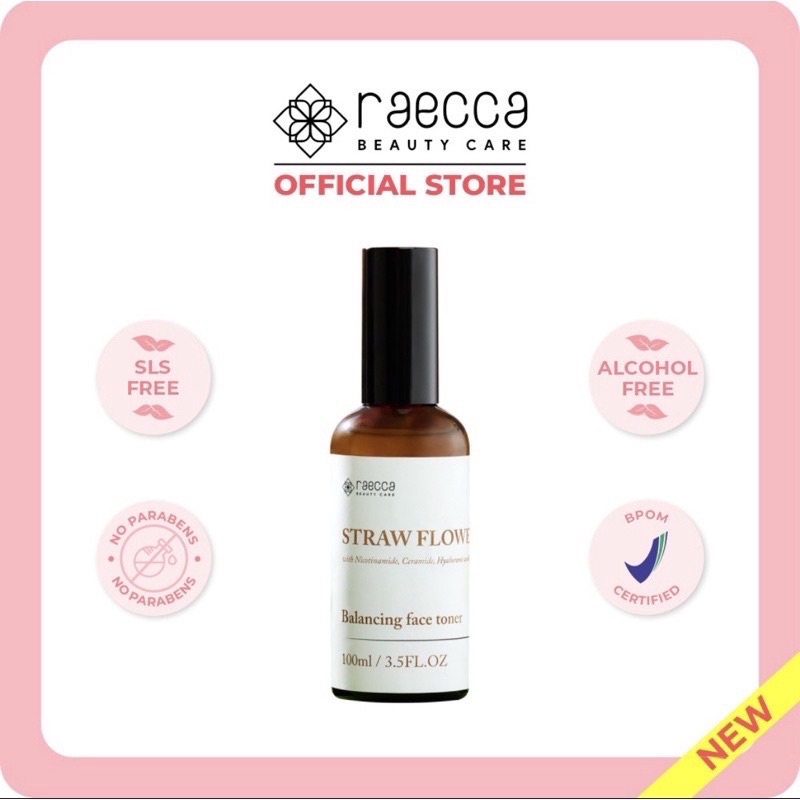 [READY] RAECCA 5IN1 STRAWFLOWER SET SKINCARE BY RAECCA SATU SET SKINCARE RAECCA STRAW FLOWER