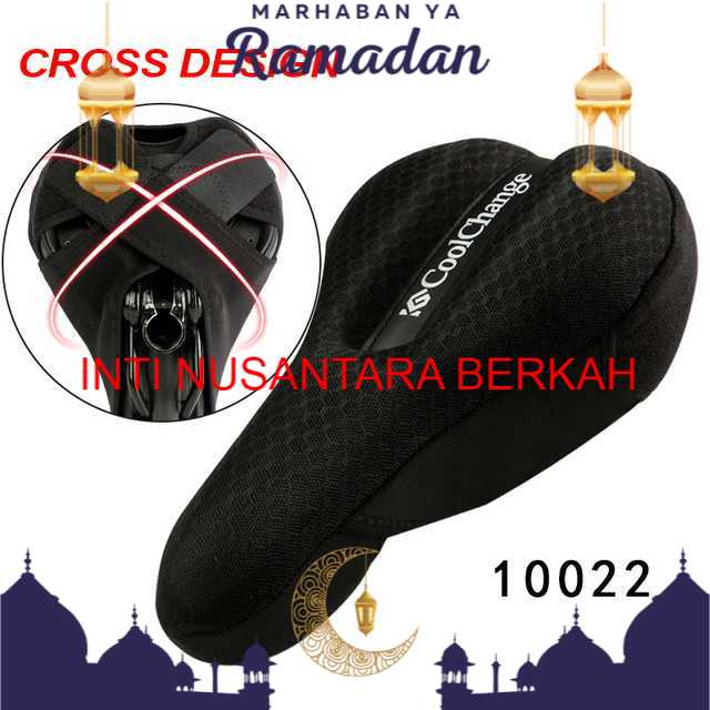 CoolChange Cover Sadel Gel / Sarung Jok Sepeda / Cover Sadel Sepeda / Cover Jok Sepeda