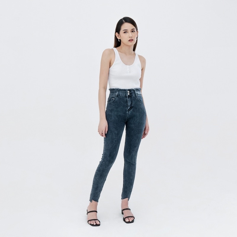 VIERLIN - Jeans 3338 - HIGHWAIST SKINNY JEANS