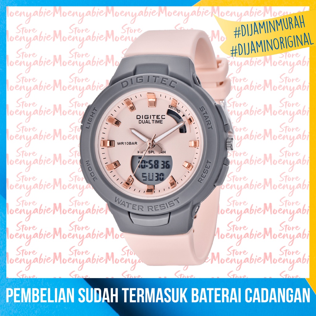 Digitec Wanita BDA 4082T / DG 3082T Original Dan Anti Air Jam Tangan Digitec Wanita-8