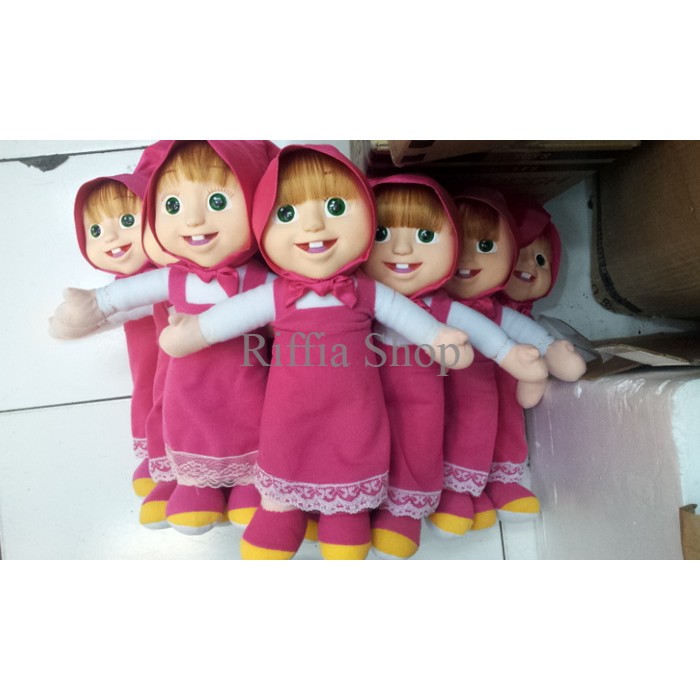 Lucu & kereeeenn....  boneka masha / marsha and the bear ( muka karet ) XZR8