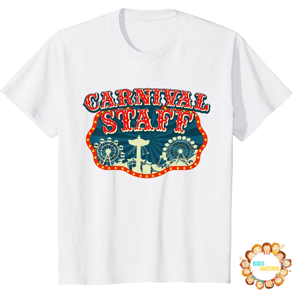 Baju anak Vintage Carnival Birthday Shirt - Carnival Staff T-Shirt