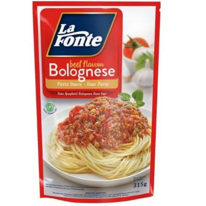 

La Fonte Bolognese Beef Flavour / Pasta Sauce (Rasa Sapi) 315g