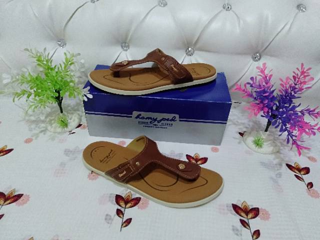 Homyped Indira N21 Sandal Jepit Wanita Sandal Wanita Sandal Homyped Ori