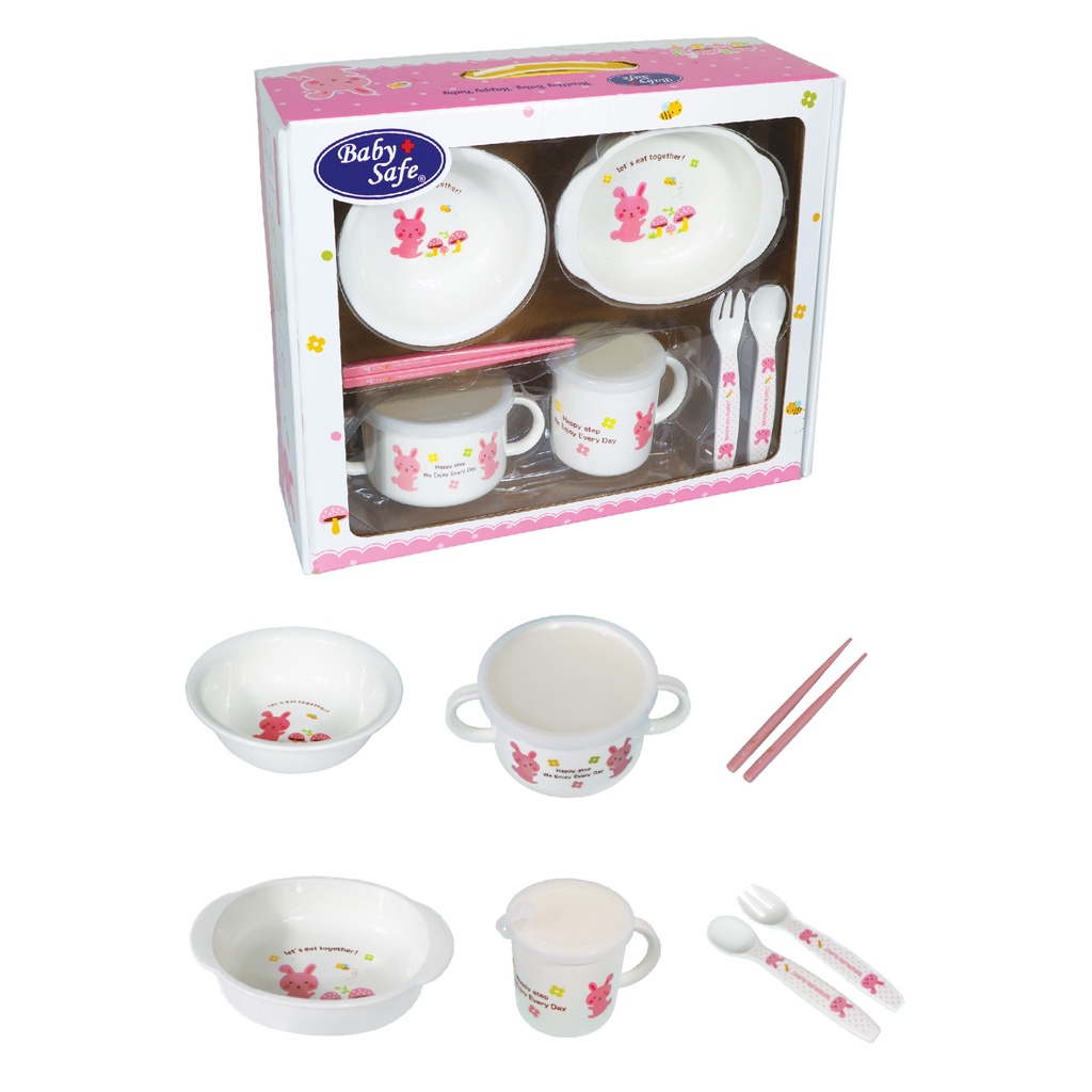 Baby Safe Feeding Set | Set Perlengkapan Makan Anak
