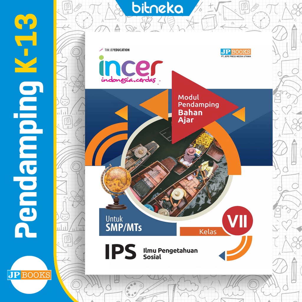 Buku Modul Pendamping IPS SMP Kelas 7 Kurikulum 2013 LKS Incer