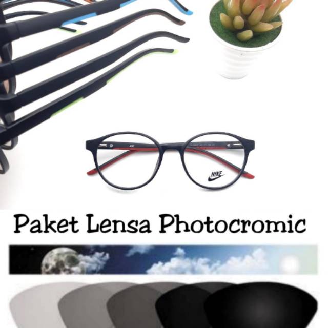 KACAMATA 9907 LENSA FOTOCROMIC | Frame minus/normal | frame antiradiasi | kacamata wanita | kacamata