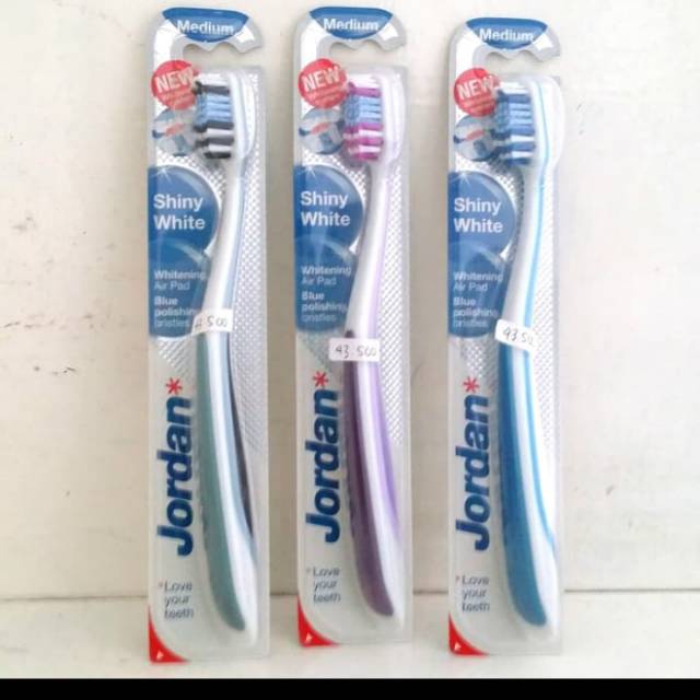 JORDAN toothbrush shiny white
