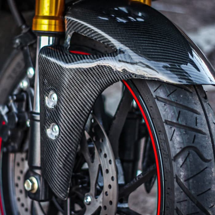 SPAKBOR KARBON GSX R15 VIXION FRONT FENDER KARBON R15 R25 MT25 MT15    rcb visor winglet proliner