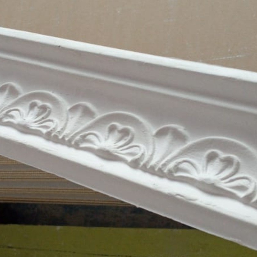 Lis gypsum motif kipas 8cm