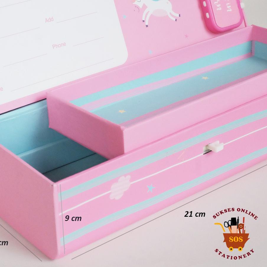 

Berkualitas! SOS Kotak Pensil Karton D-3051/3053 / Tempat Pensil / Pencil Case ,